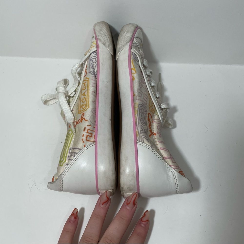 Coach Barrette Retro Graphic Printed Sneakers - Picture 6 of 8
